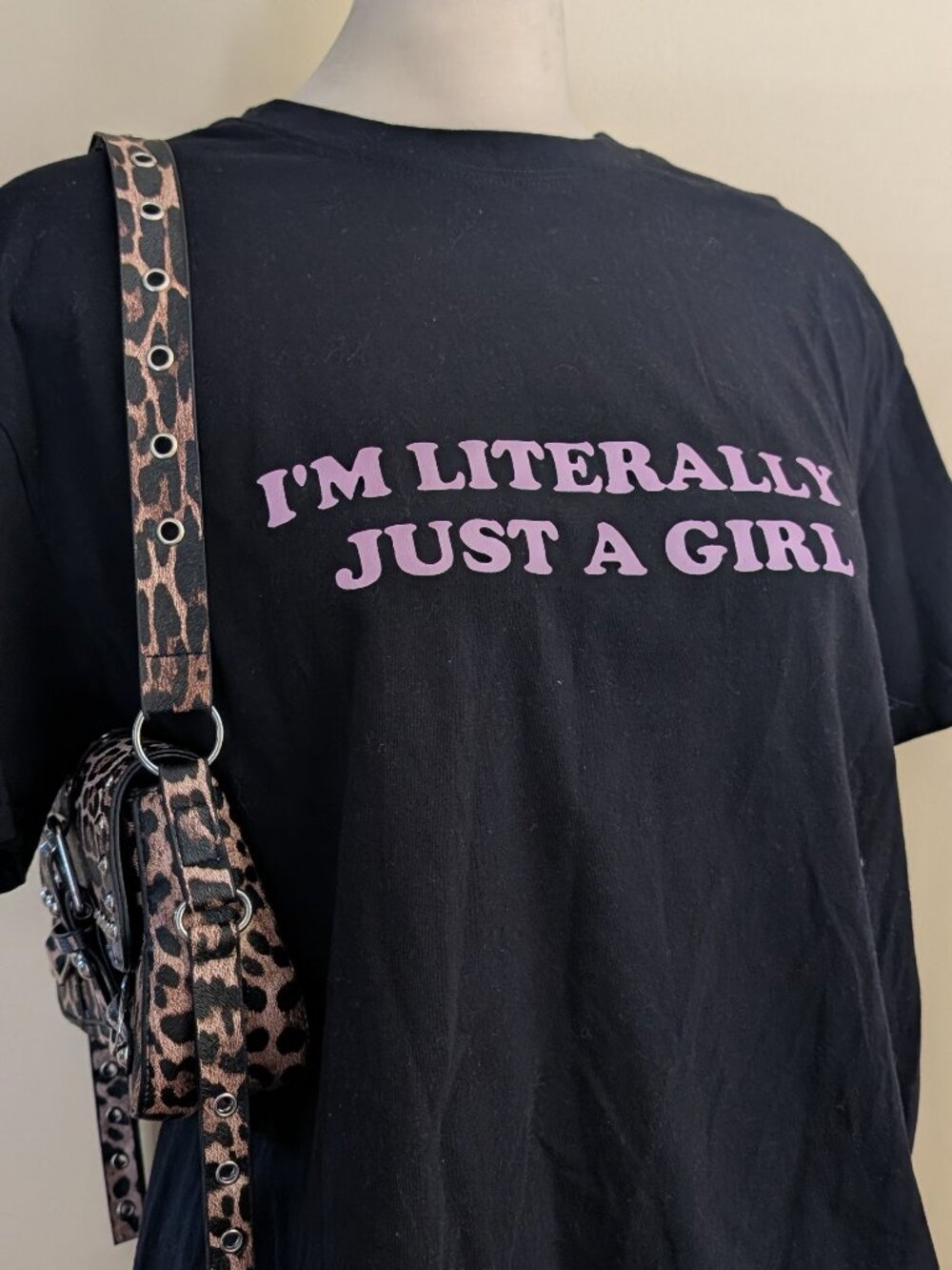 'I'M LITERALLY JUST A GIRL' Y2K GRAPHIC TSHIRT